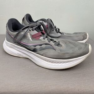 Saucony Womens 9.5 Gray lace Guide 15 S10684-15‎ Running Shoes Sneakers